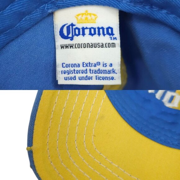 Corona Extra Strapback Cap Hat Beer Brew Embroidered Logo Trucker Baseball - Picture 8 of 14
